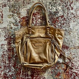 Liebeskind Berlin Tan Leather Bag Leather Fringe from Anthropologie